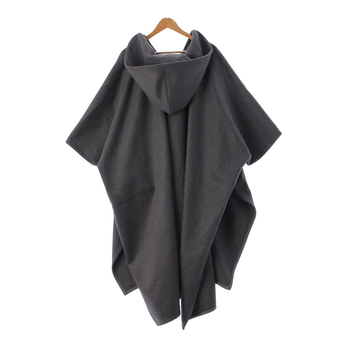 CELINE Cashmere Wool hood poncho Coats Tops 2M300943C gray 36