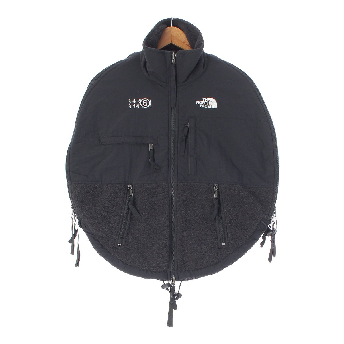 MM6 × THE NORTH FACE 20AW Maison Margiela Circle Denali freeze Best Jacket tops S62NC0051 black M