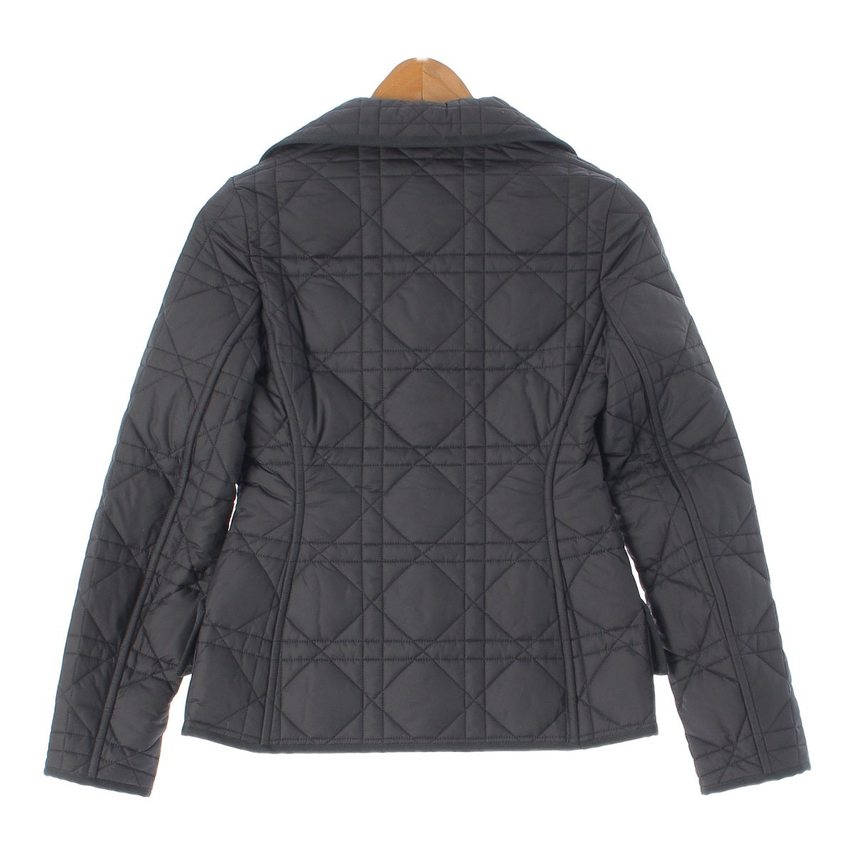 Christian Dior 21AW Microcannage quilted technical taffeta BEE bar Down jacket Blouson outerwear 157V38A2827 black 34