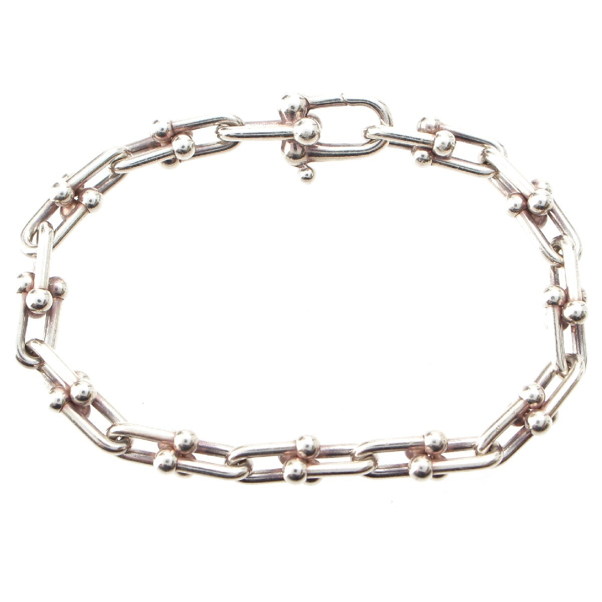 TIFFANY&Co. Hardware Link Small Chain bracelet Accessories SV925 Silver 16.7g