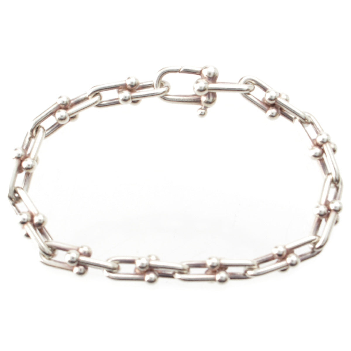 TIFFANY&Co. Hardware Link Small Chain bracelet Accessories SV925 Silver 16.7g