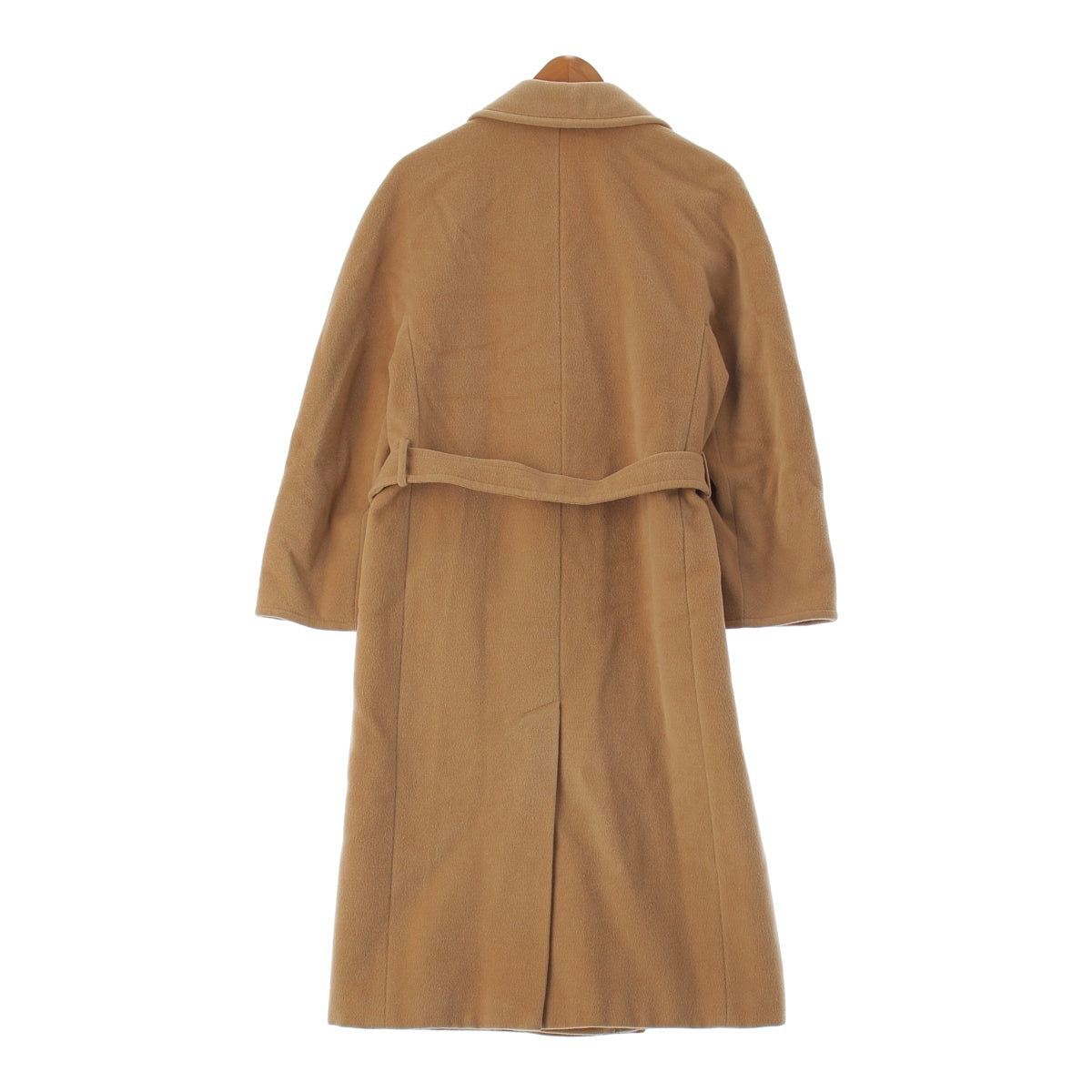 MAX MARA wool Double-faced, belted, long coat outer beige 38