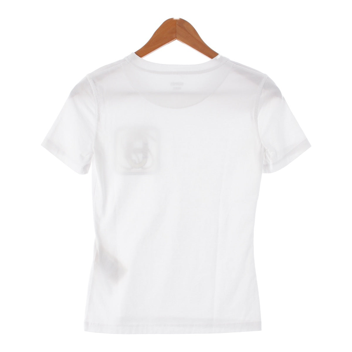 HERMES 23Stainless Steel cotton Chaine d'Ancre rope print Short sleeve T-shirt Cut Top 3E4625DL white 34