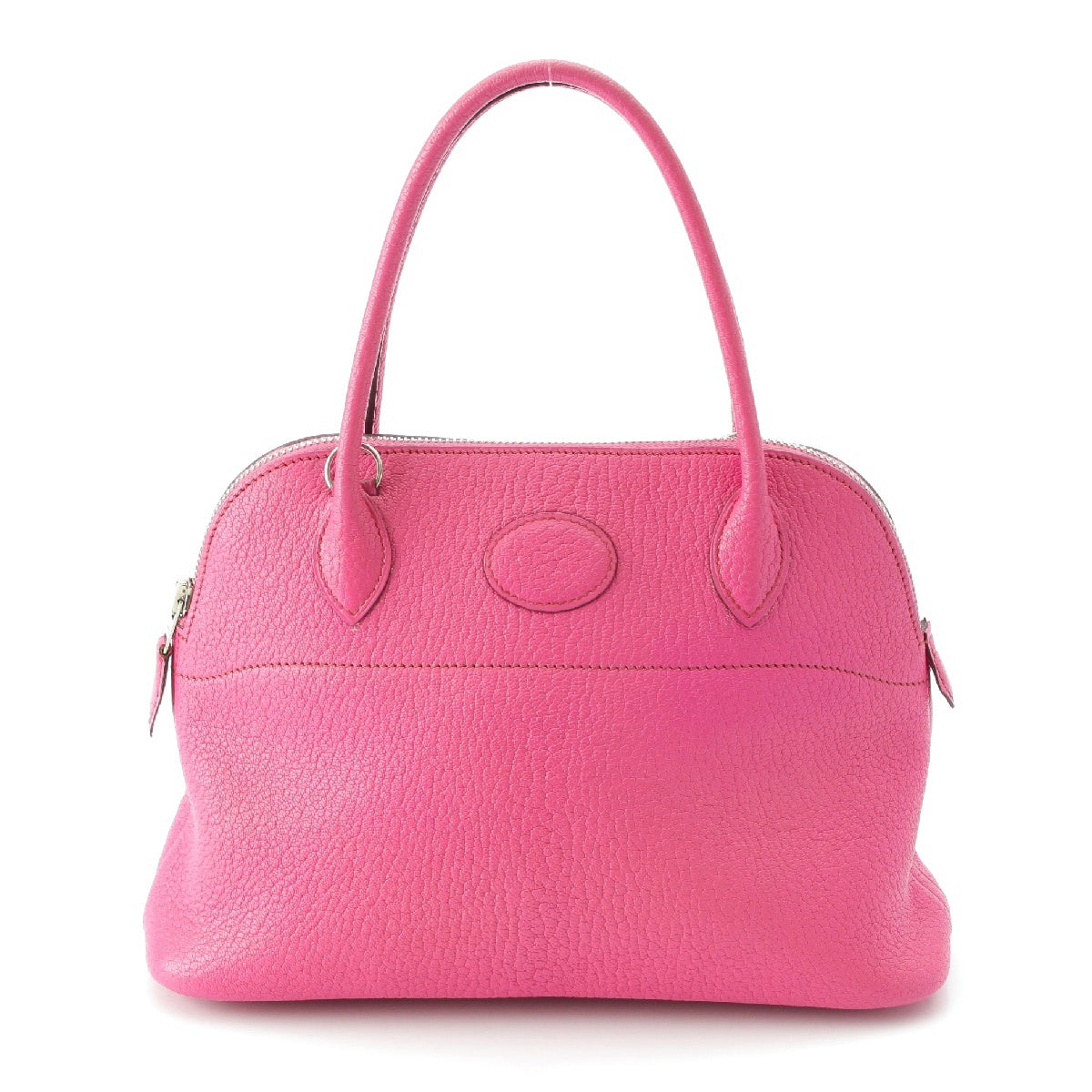 HERMES □ K stamp Bored 27 Chevre Chevre Mysore 2WAY Shoulder Handbag SilverMetal Fuchsia Pink