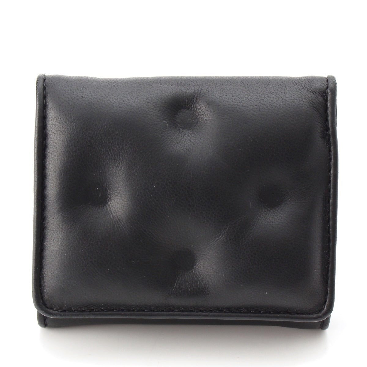 Maison Margiela GLAM SLAM leather Tri-fold wallet Compact wallet S56UI0138 black