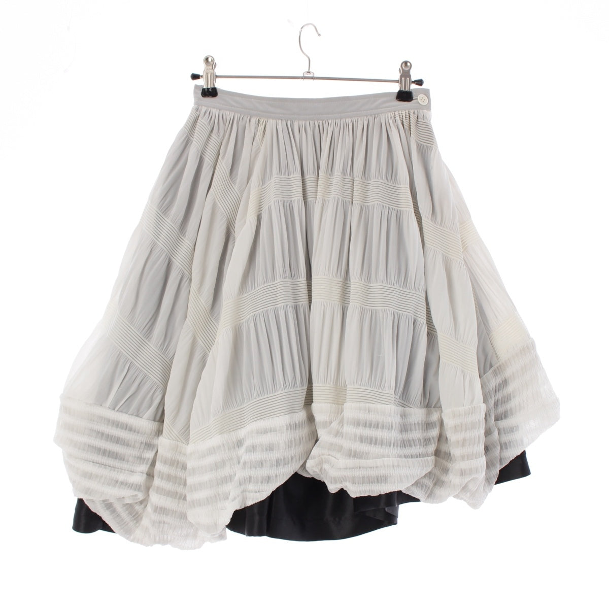 COMME des GARCONS Double Design skirt GS-11039S White black S