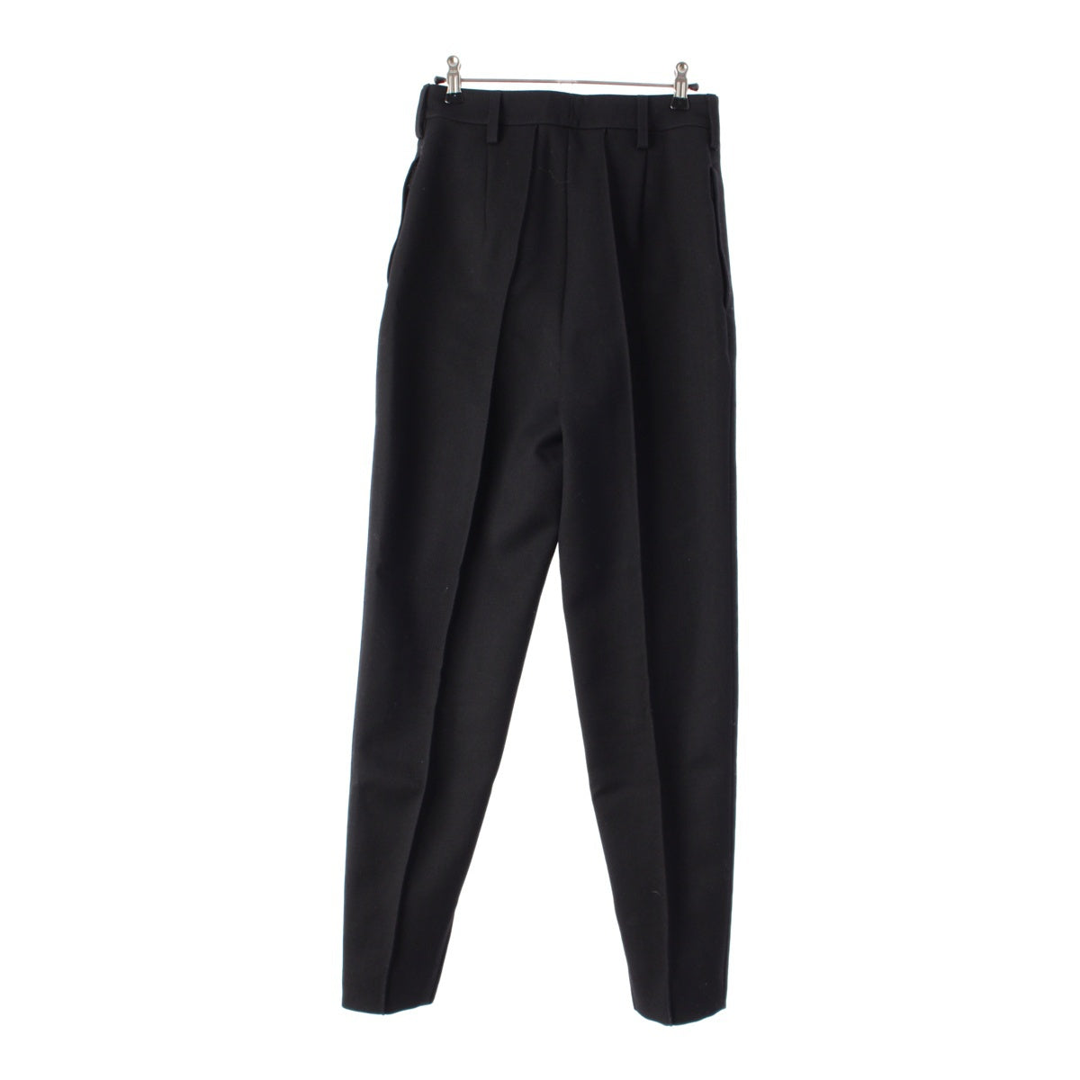 PRADA 23 years Virgin wool Center press Pants Bottoms Slacks P235H black 38