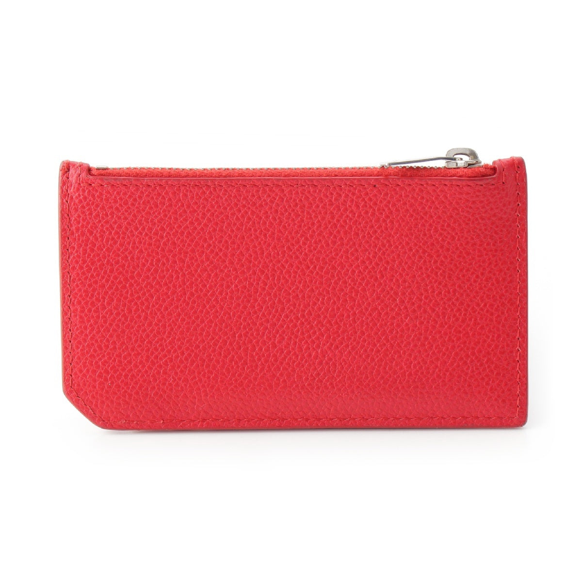 SAINT LAURENT leather Fragment Card Case Coin case Pass case 458583 Red