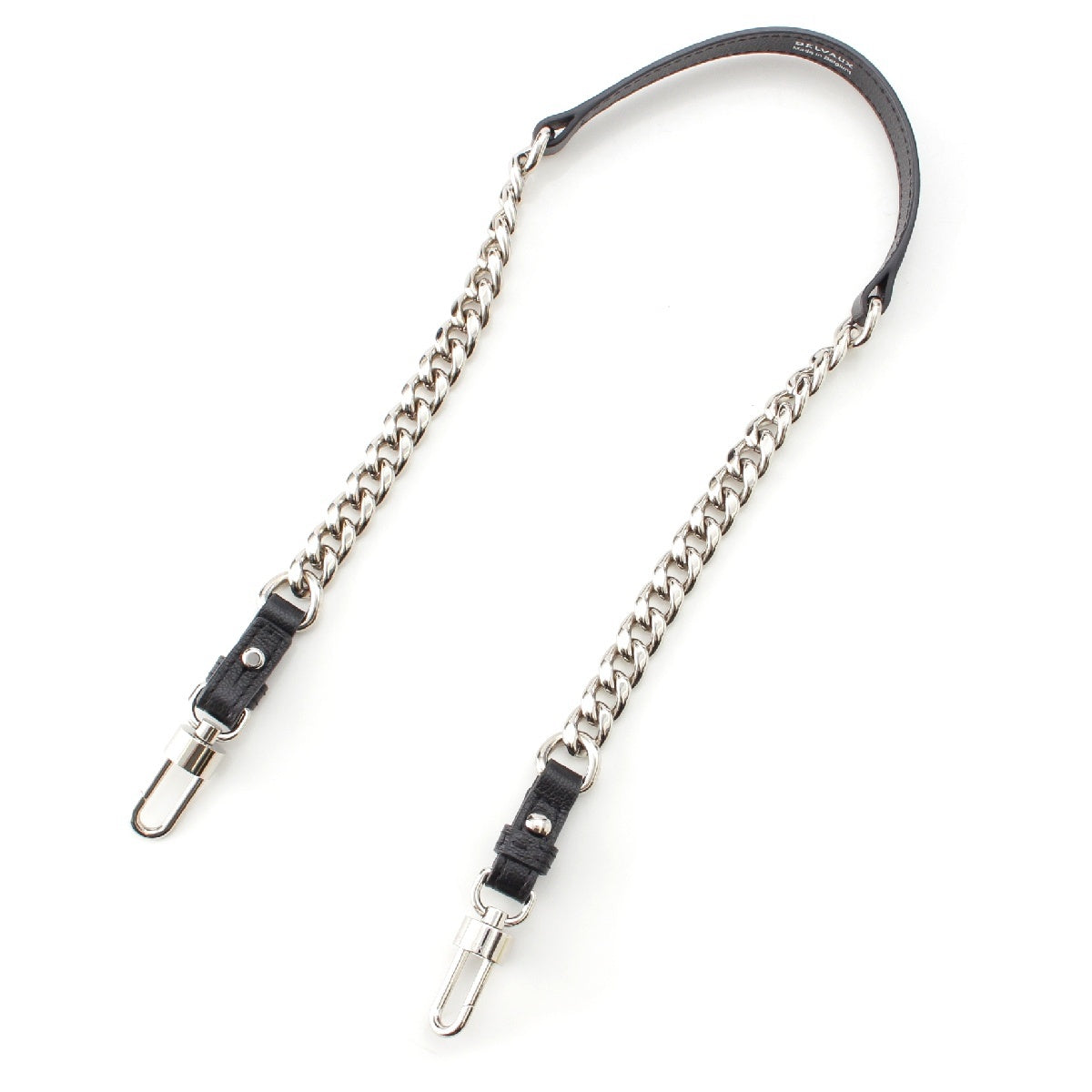 Delvaux rodeo calf SilverMetal Short Chain for Bags Shoulder strap AN0006AAU099ZPA black