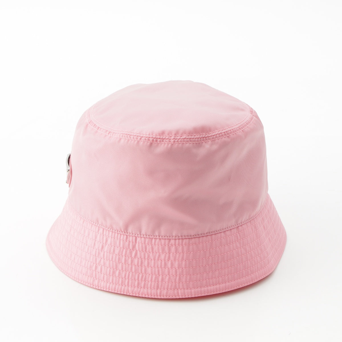 PRADA Re-Nylon Triangle logo, triangle plate, bucket hat hat 1HC137 pink S