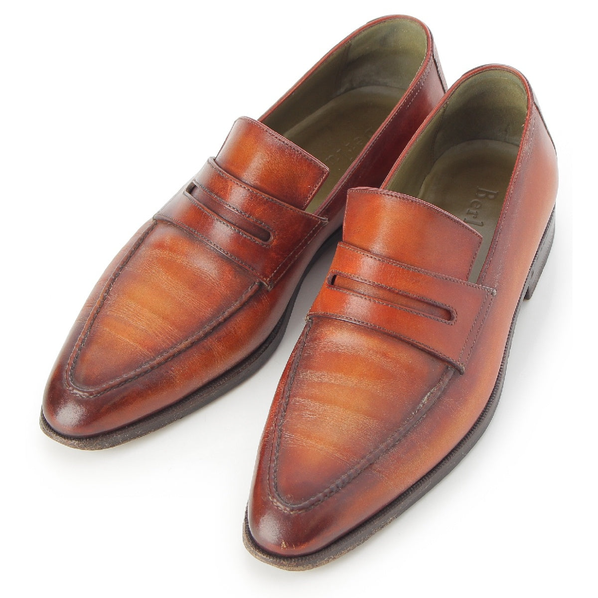 Berluti leather Andy loafers Dress shoes Brown 8