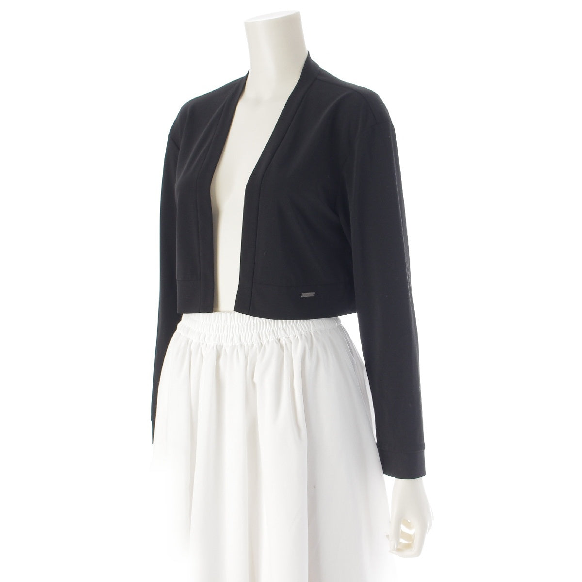 FOXEY 22 years CARDIGAN CHABLIS Bolero With logo cardigan tops 42832 black 38