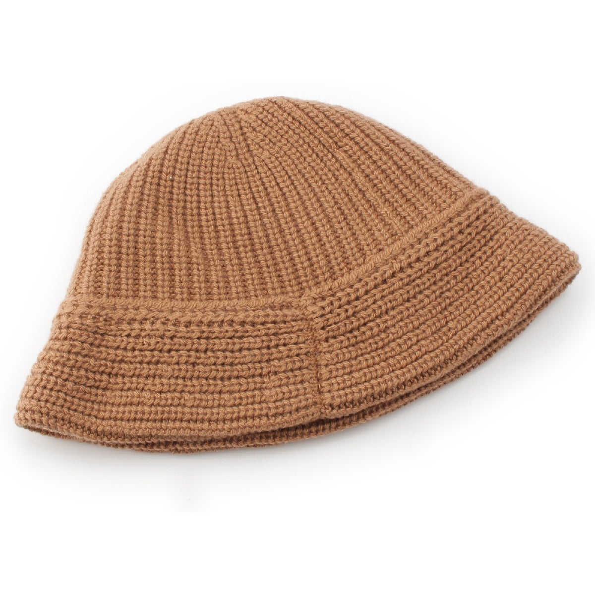 CELINE Edith Reman cashmere Triomphe Crochet Logo Beanie Knit cap hat 2A80T384D Brown