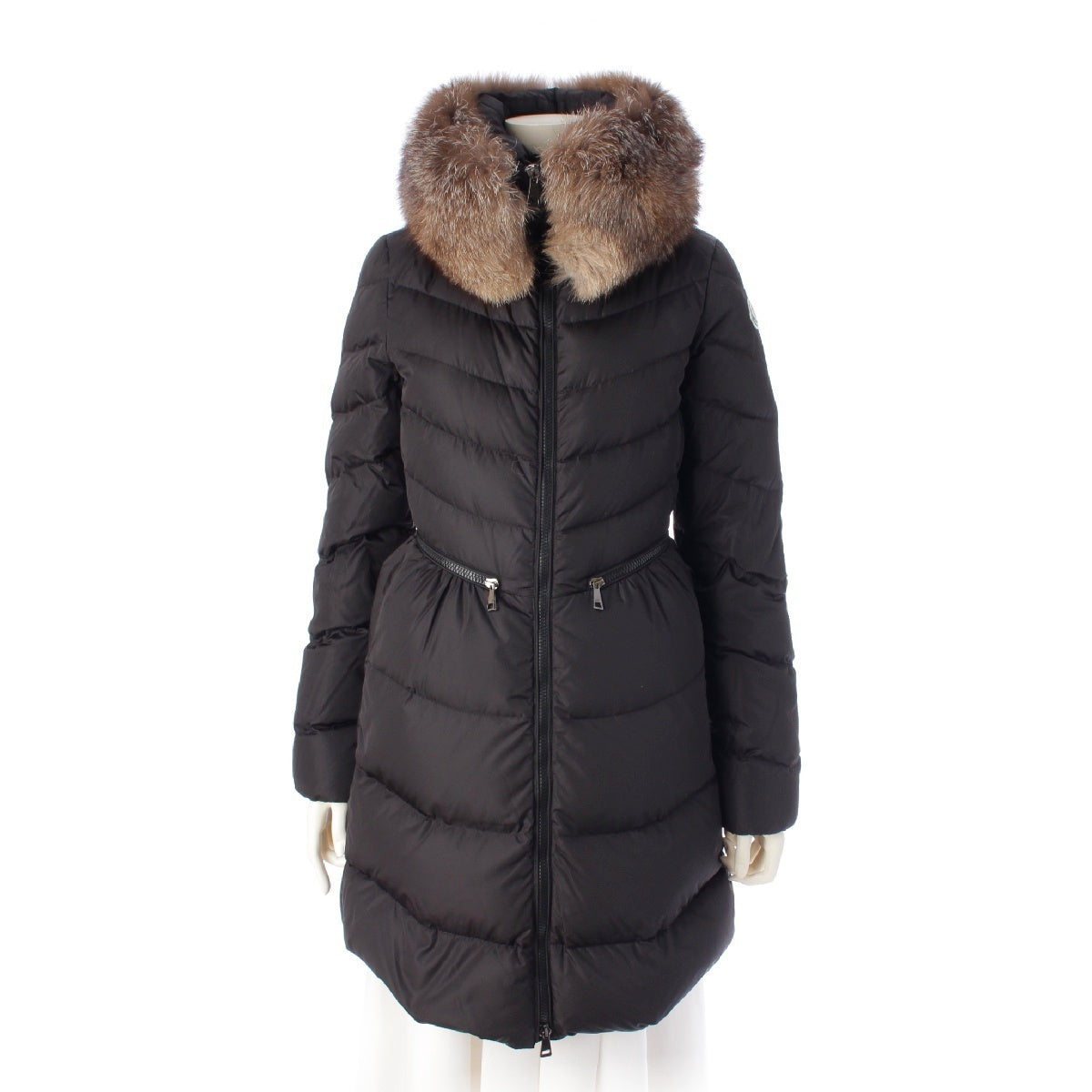 MONCLER MIRIELON With fur down coat outer black 00