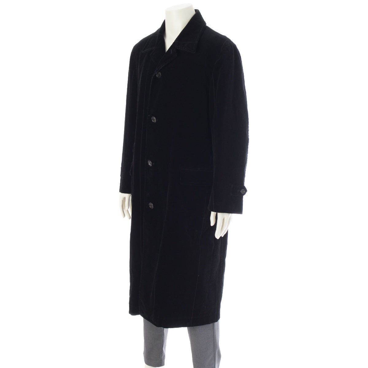 COMME des GARCONS HOMME 98AW AD1998 cotton Corduroy Over coat outer HC-07008M black