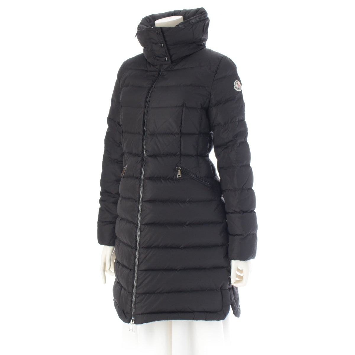 MONCLER 16 years FLAMMETTE Flammette hooded long Down jacket outer black 00