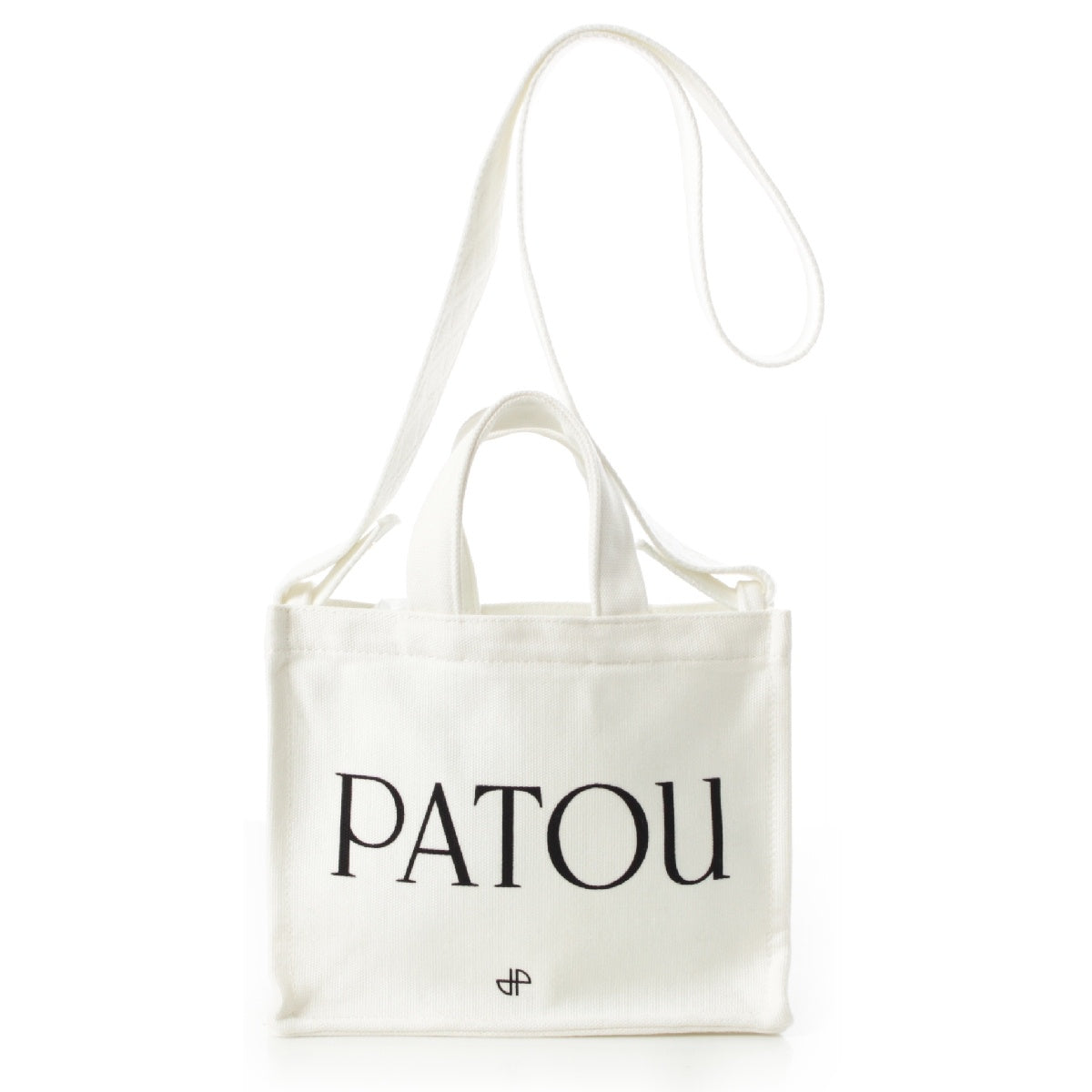 Patou Organic cotton Small Patou Canvas Tote Bag bag AC0250076090C white