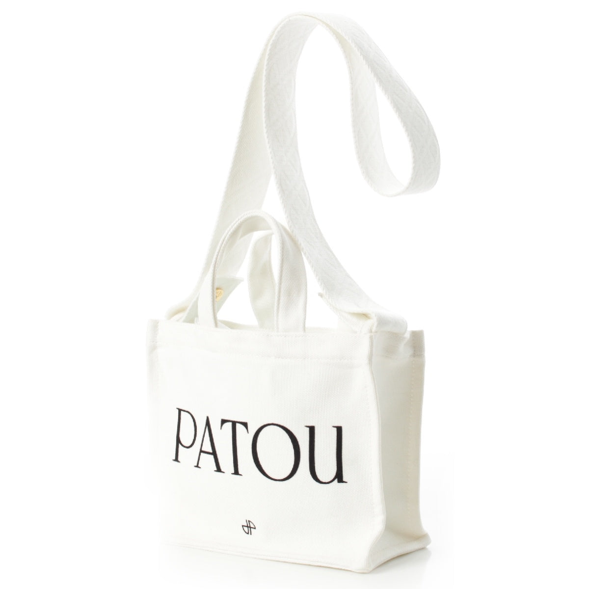 Patou Organic cotton Small Patou Canvas Tote Bag bag AC0250076090C white