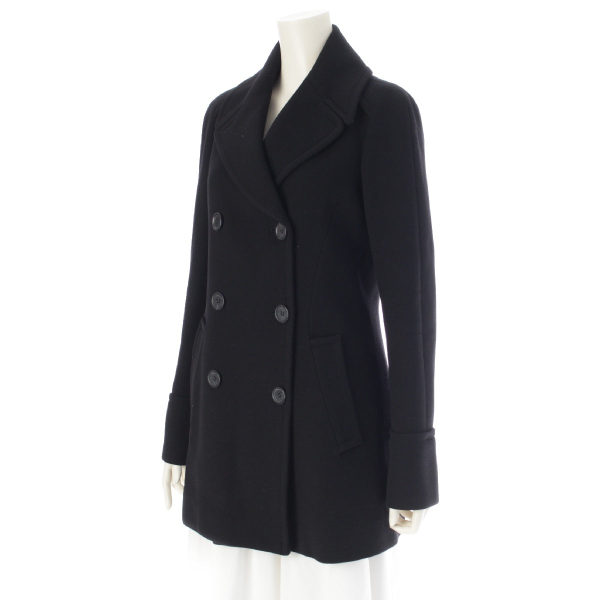 CELINE Vintage Triomphe Chain P-Coat outer black 36