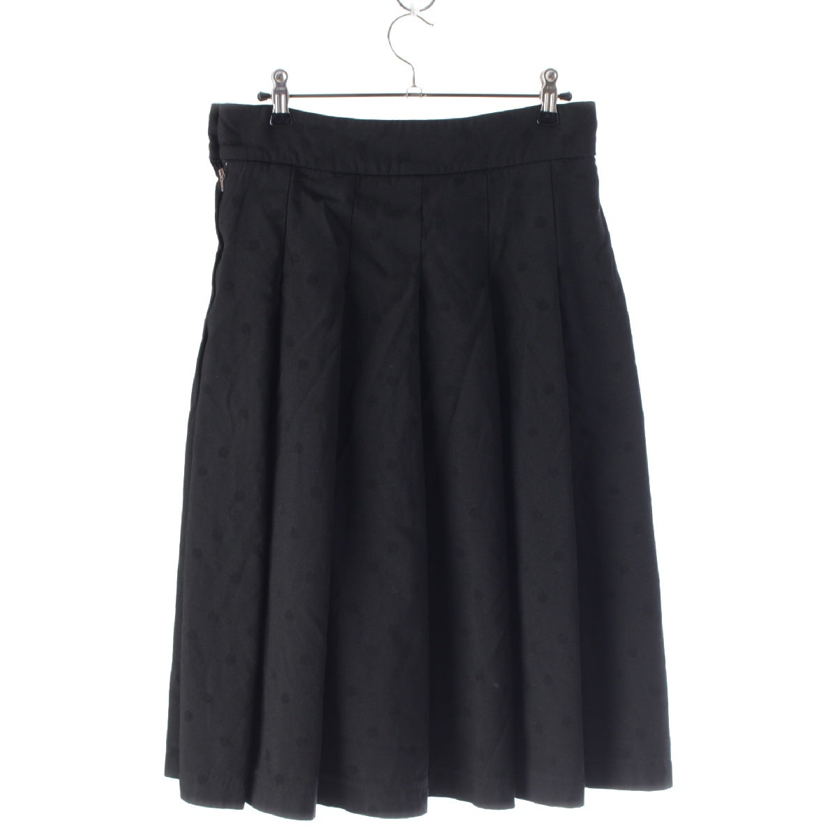 COMME des GARCONS AD2013 ComCom Dot Pleated skirt RL-S006 black XS