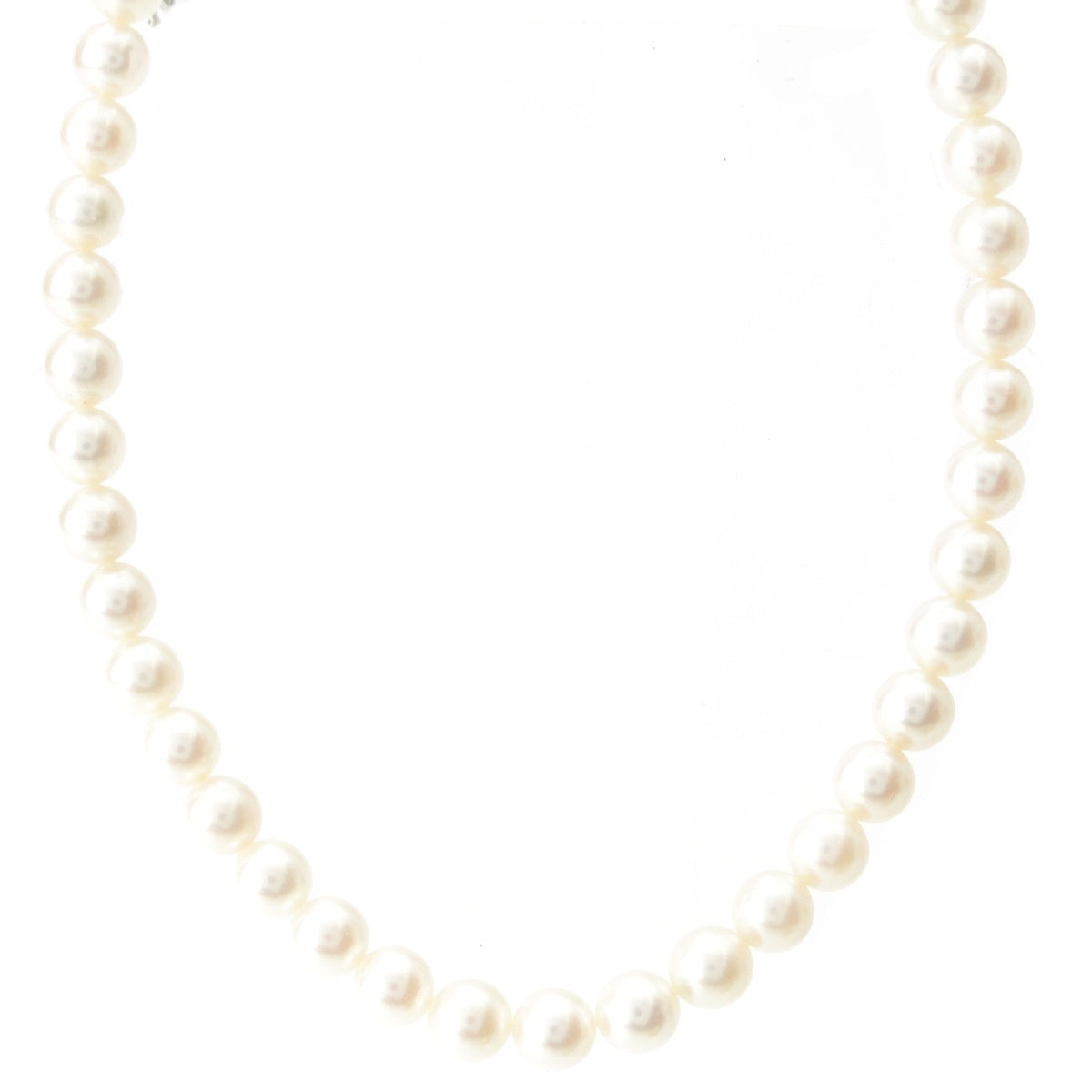 MIKIMOTO Akoya pearl Necklace Pendant accessories jewelry K14 585WG white 0.3"~0.3" 18.1"