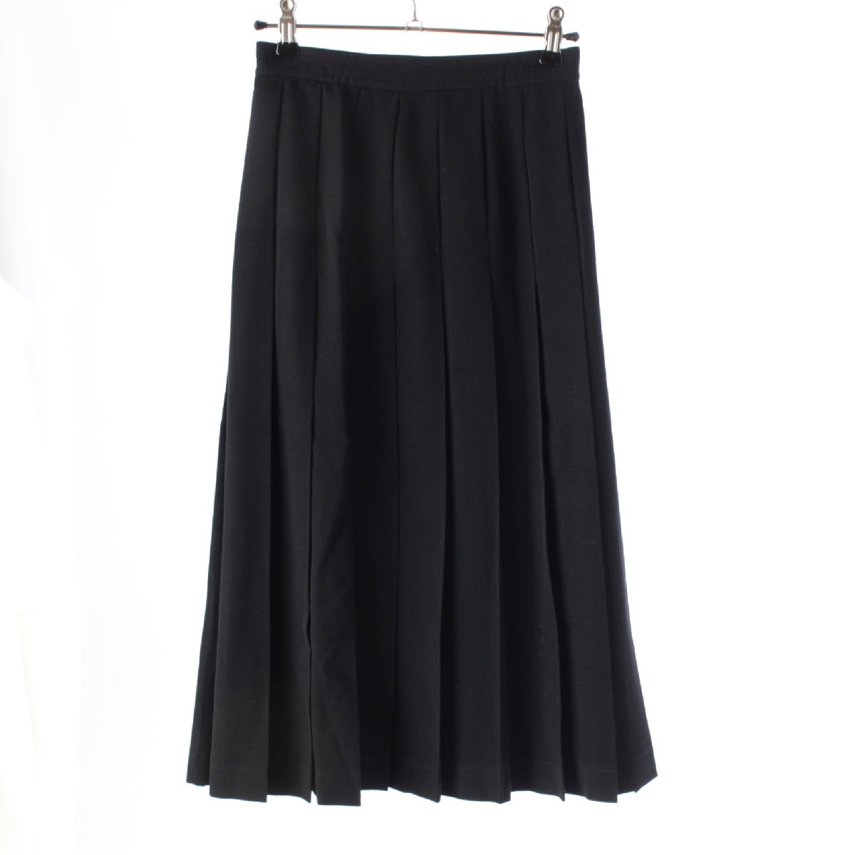 COMME des GARCONS 80S wool Pleated roll skirt GS-050210 black -