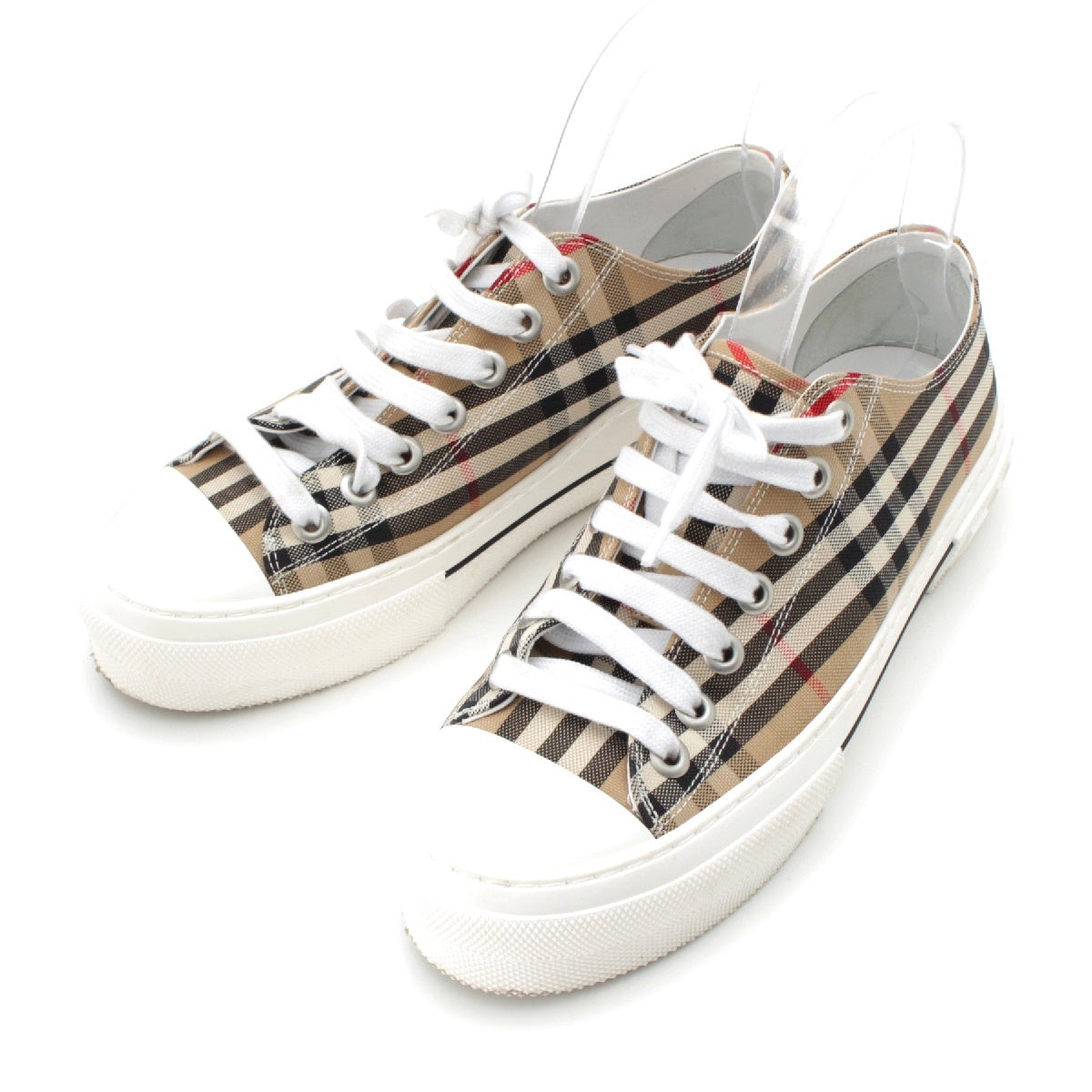 BURBERRY Nova Check Low Cut sneakers shoes 8049745 beige 39