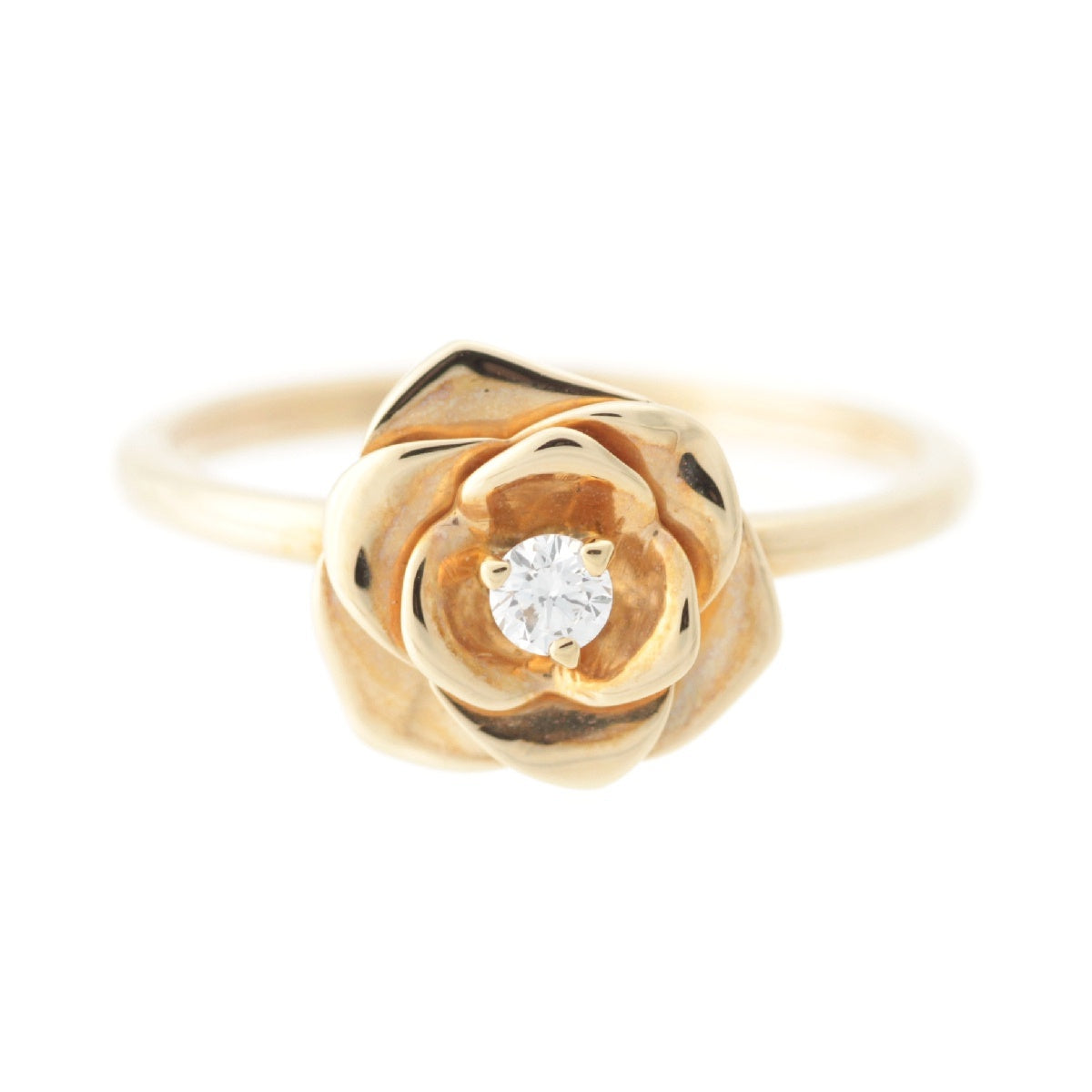 PIAGET Rose 1P Diamond Ring ring jewelry Au750 K18PG PGG34UR449 Pink gold 49 2.5g