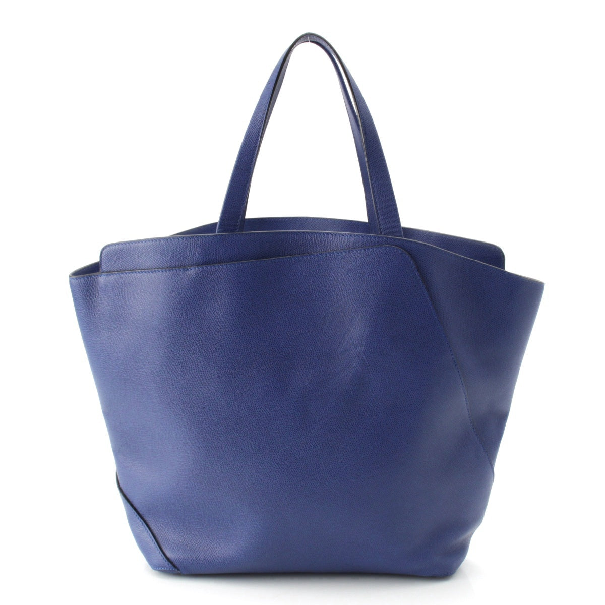 Valextra WRAP TOTE leather Tote Bag blue