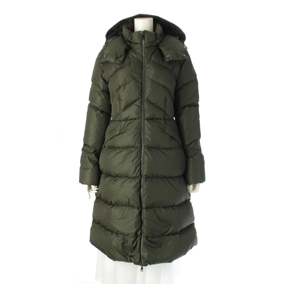 MONCLER 20 years AGOT Hood Long down coat outer khaki 3