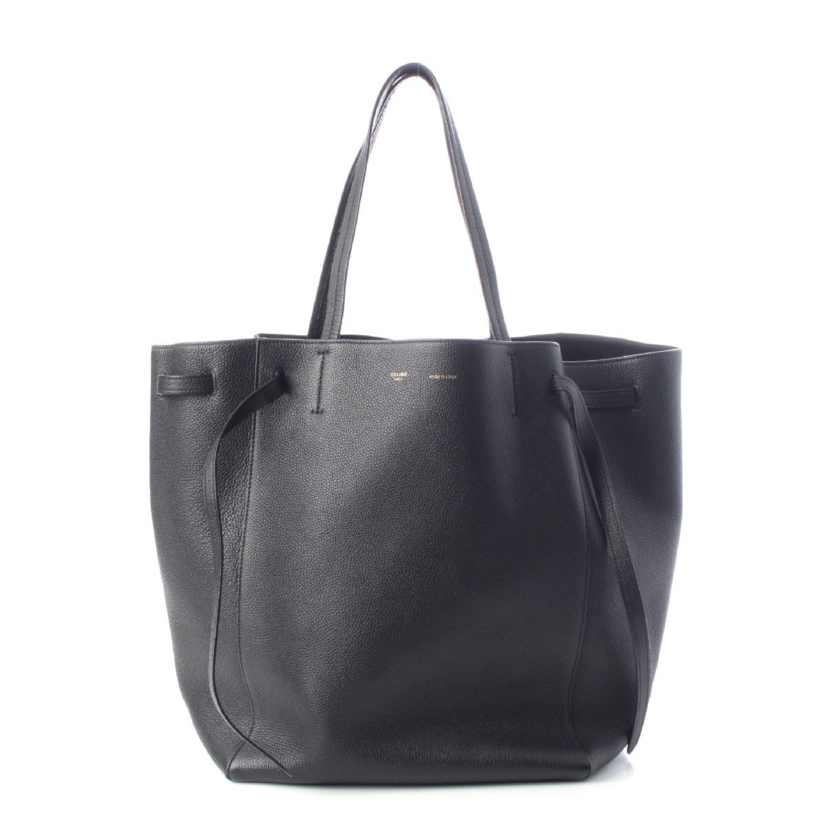 CELINE Hippo Phantom soft grain calfskin Tote Bag black