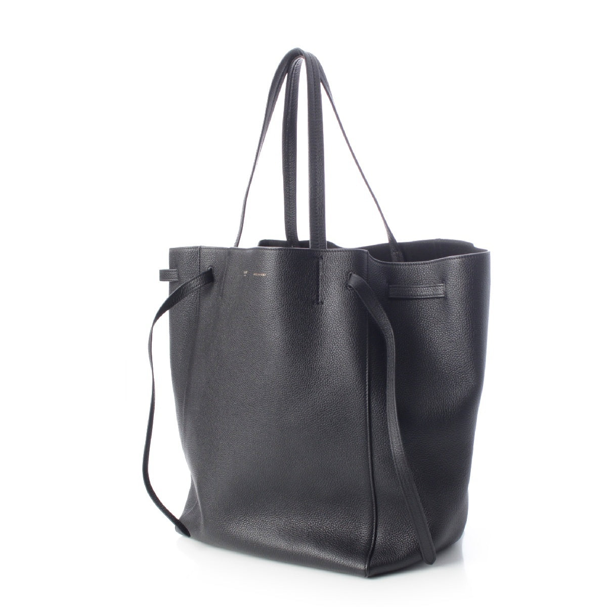 CELINE Hippo Phantom soft grain calfskin Tote Bag black