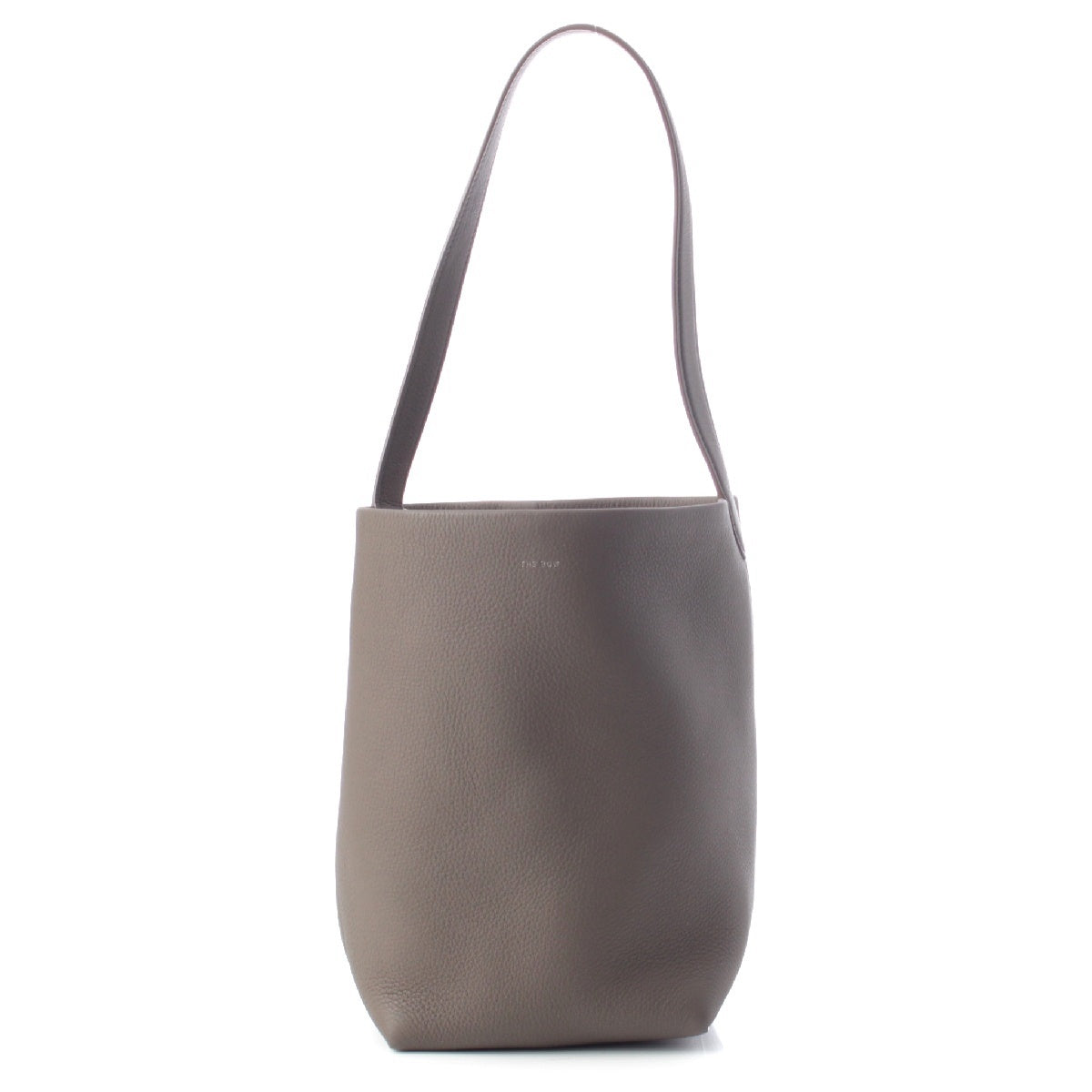 THE ROW Park Tote N/S Medium leather one belt bag Taupe