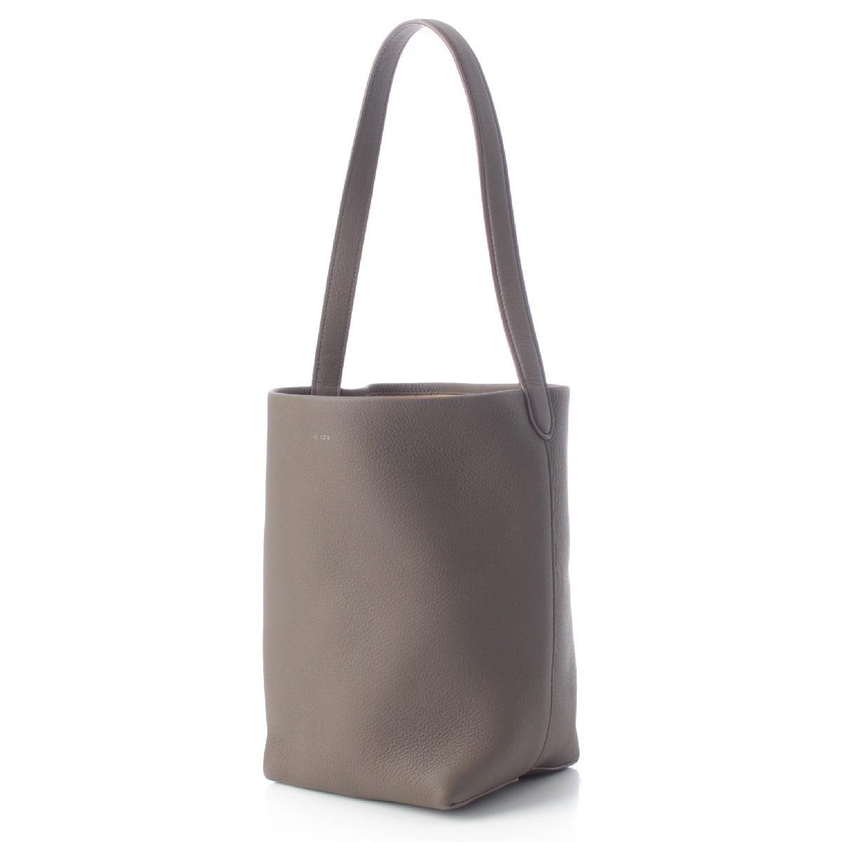 THE ROW Park Tote N/S Medium leather one belt bag Taupe