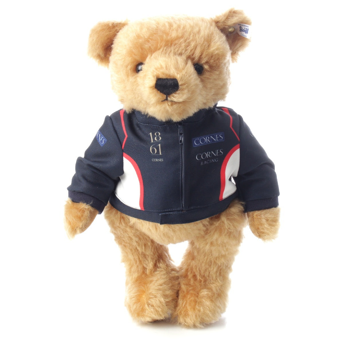 Steiff CORNES RACING Limited to 100 teddy bears Plush Doll 027222 blonde