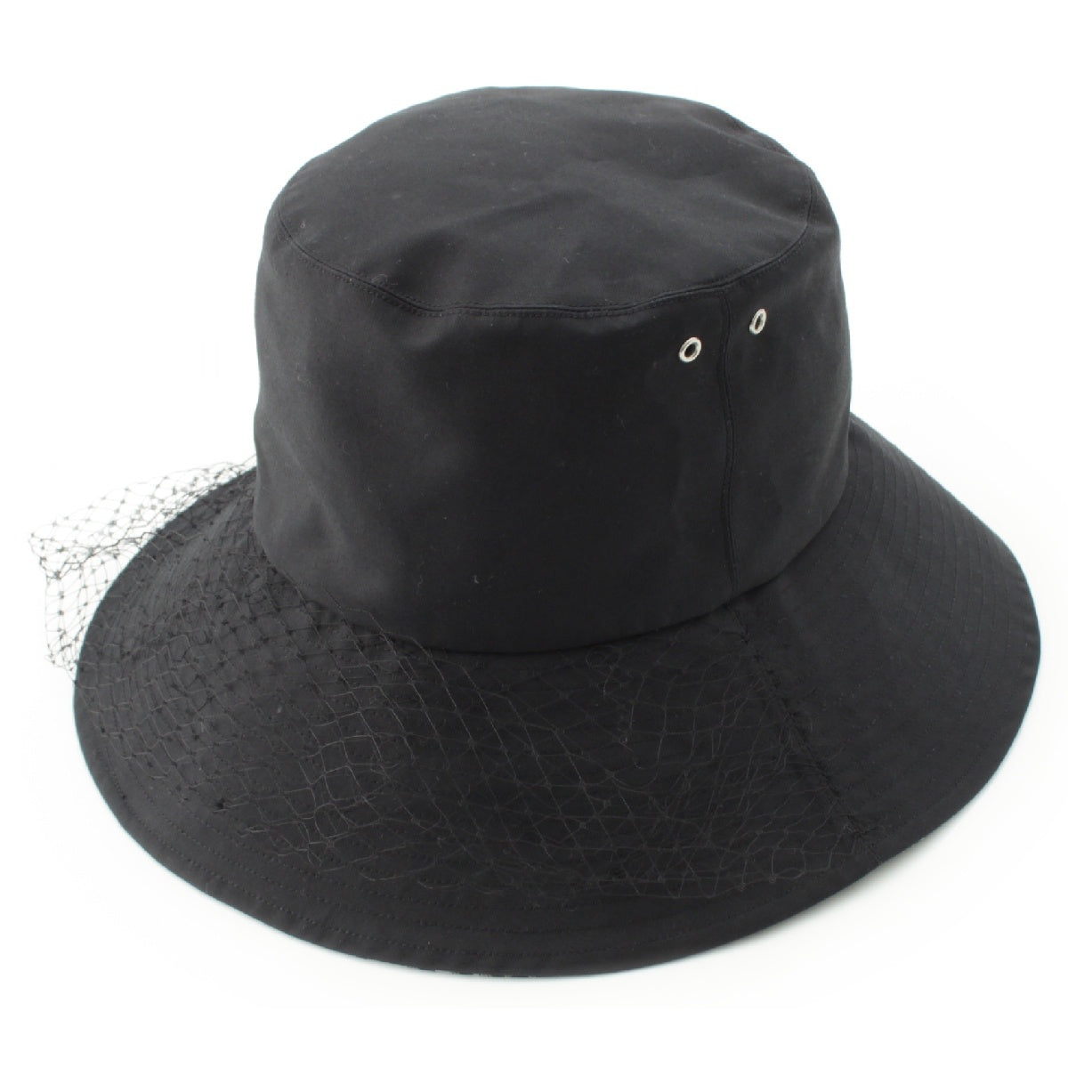 Christian Dior TEDDY-D cotton Oblique lace bucket hat hat 95TDD924G130 Black beige