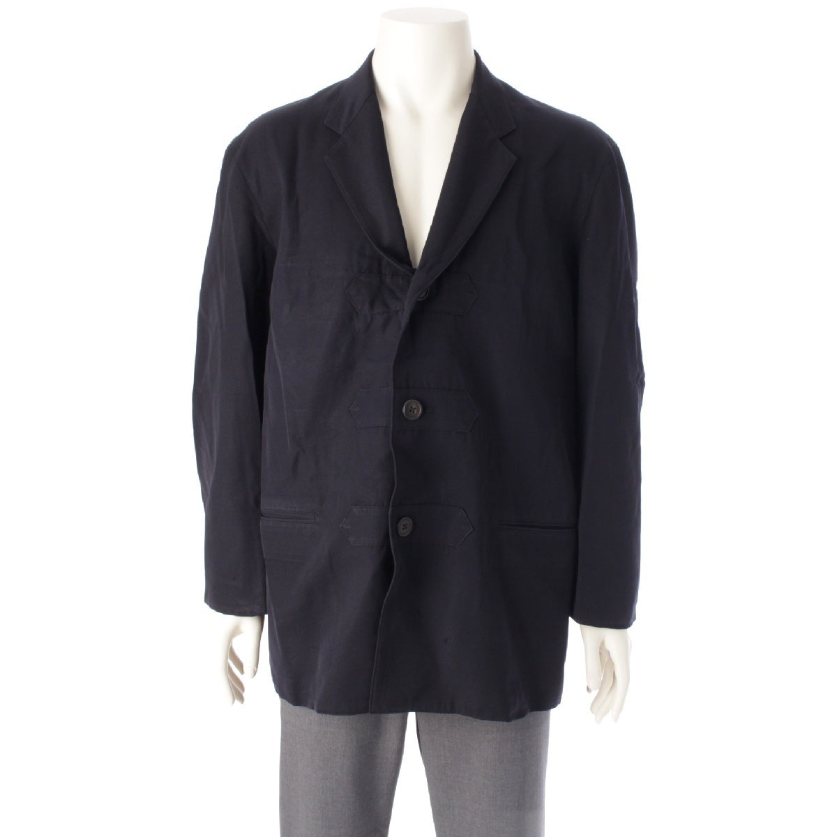 Y’s for men Wool gabardine 3B Single tailored jacket MR-J14-100 Navy M