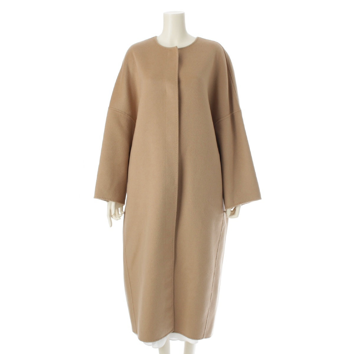 ebure cashmere No color coat outer 3010200041  Camel brown 38