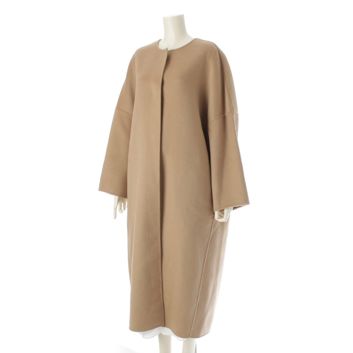 ebure cashmere No color coat outer 3010200041  Camel brown 38