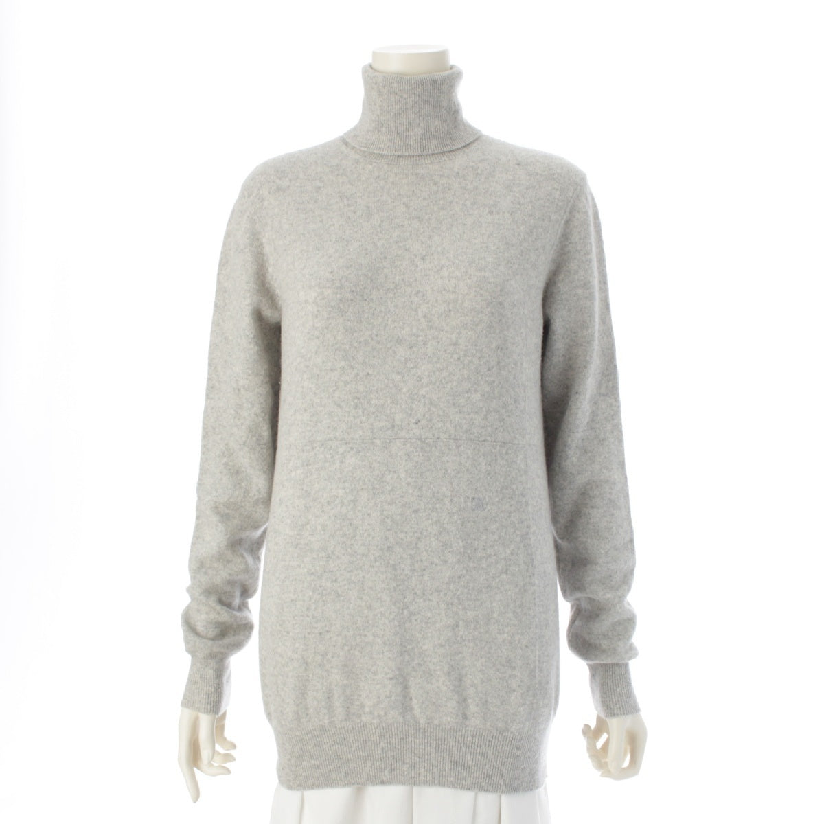 CELINE Phoebe period cashmere blend Turtleneck knit sweater tops 2 3GP9 gray XS