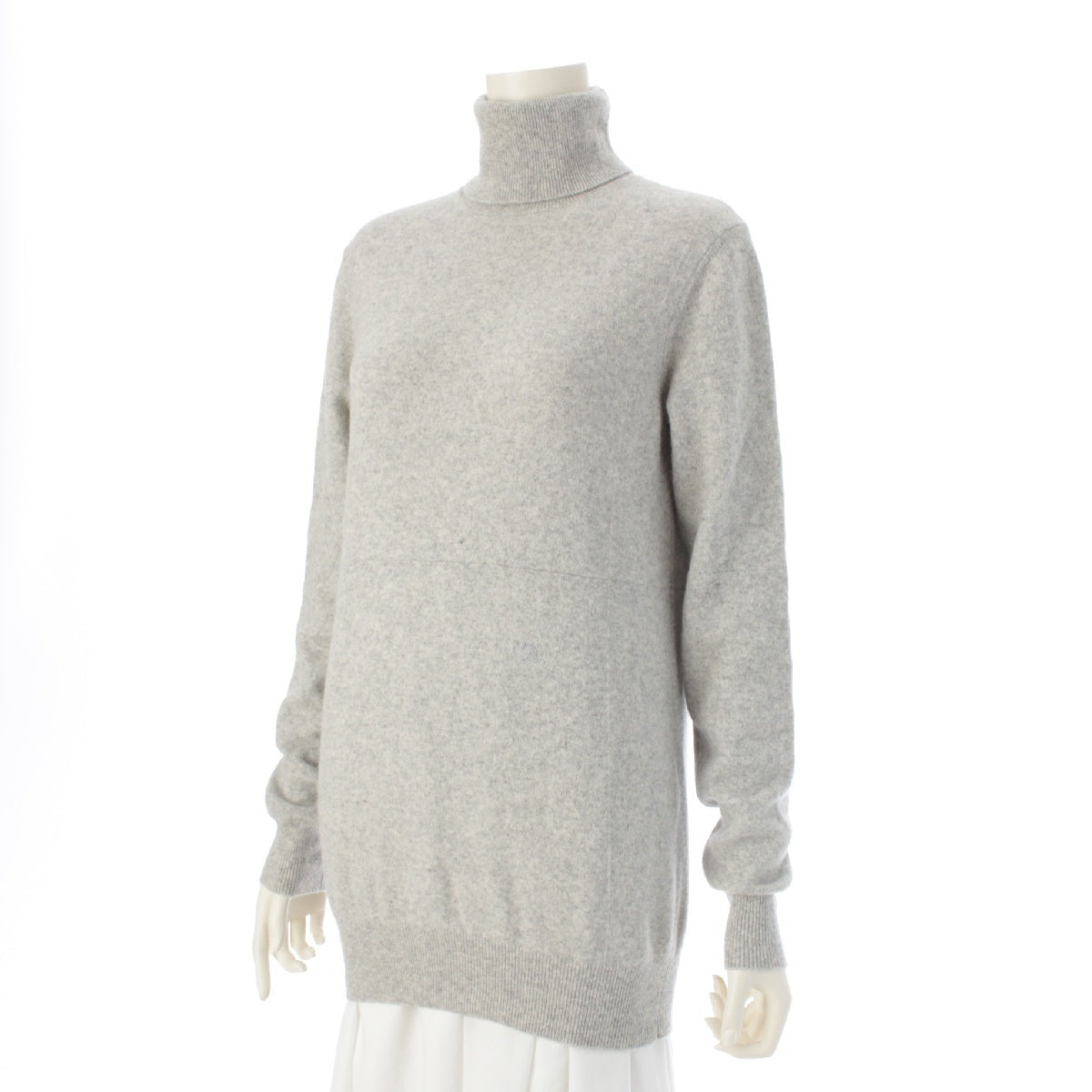 CELINE Phoebe period cashmere blend Turtleneck knit sweater tops 2 3GP9 gray XS