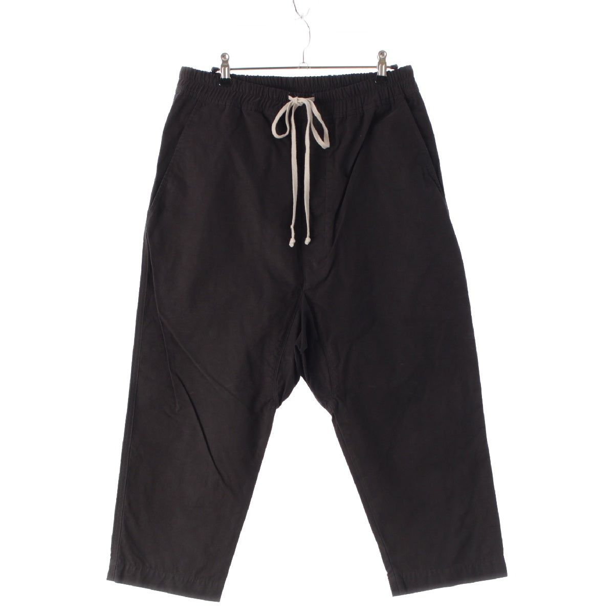 Rick Owens DRKSHDW 17AW cotton Sarouel Cropped Pants Bottoms DU17F2373-C black S