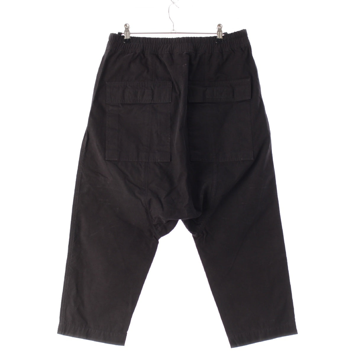 Rick Owens DRKSHDW 17AW cotton Sarouel Cropped Pants Bottoms DU17F2373-C black S
