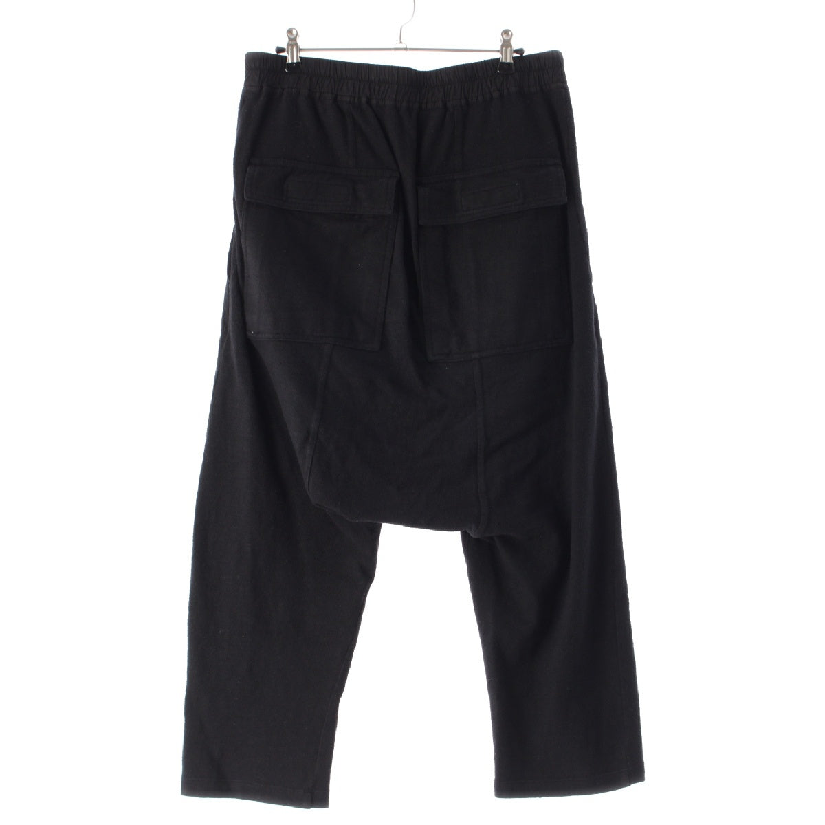 Rick Owens DRKSHDW 17AW cotton Sarouel Cropped Pants Bottoms DU17F2373-BG black S