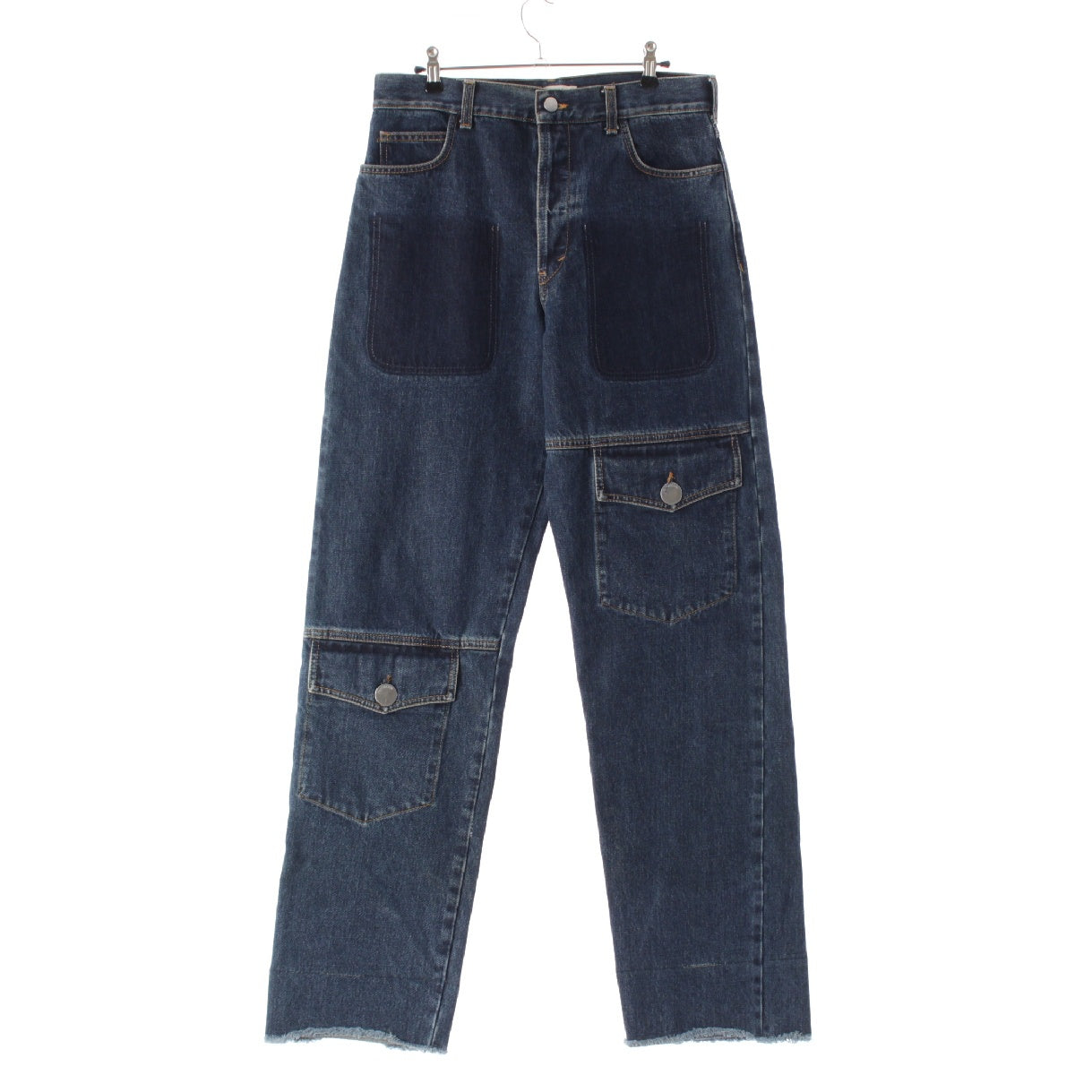 J.W.Anderson. cotton Back logo Front pocket Denim pants Jeans bottoms TR00418F Indigo US36 EU46