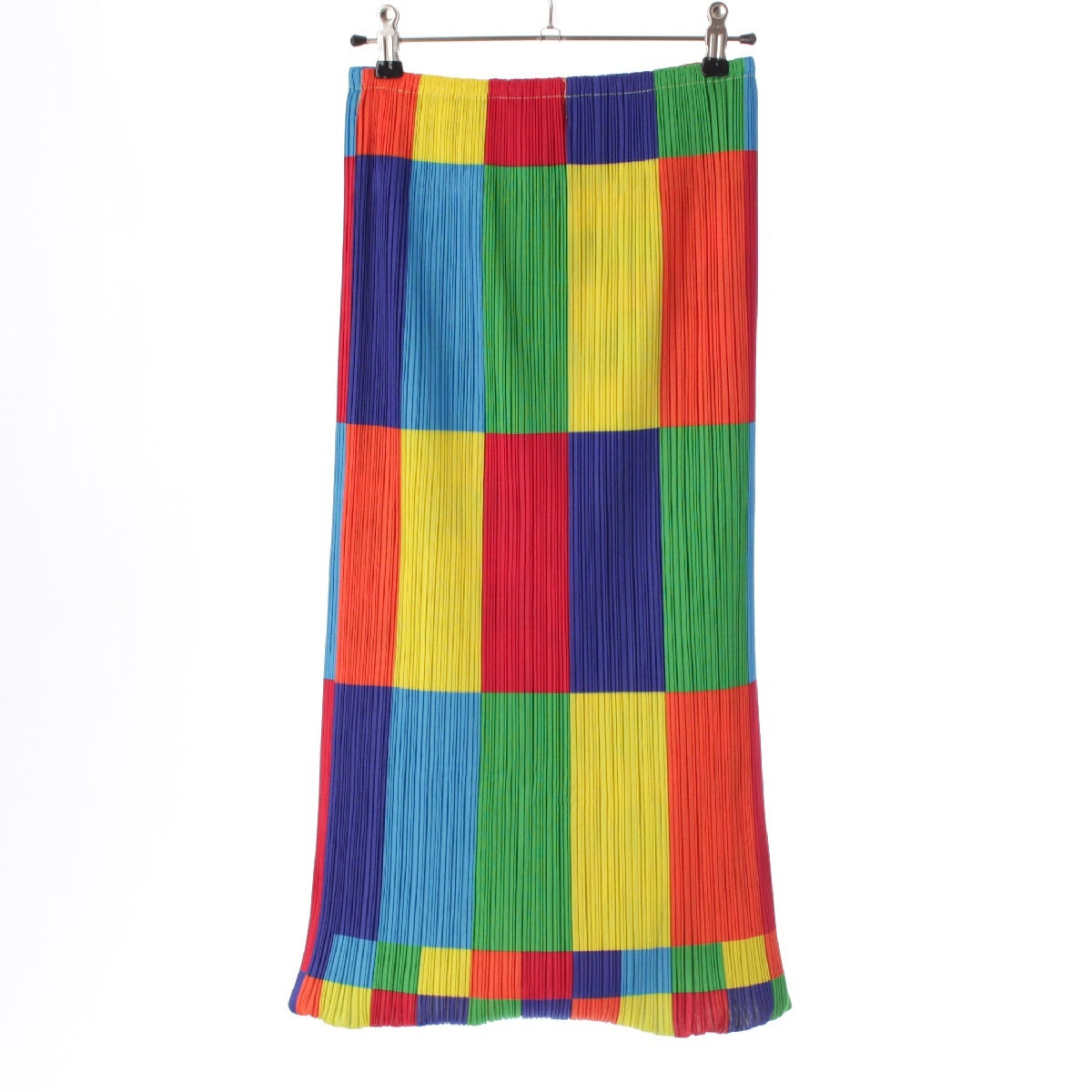 PLEATS PLEASE ISSEY  Reversible block check skirt Bottoms PP14-JG347 multicolor 3