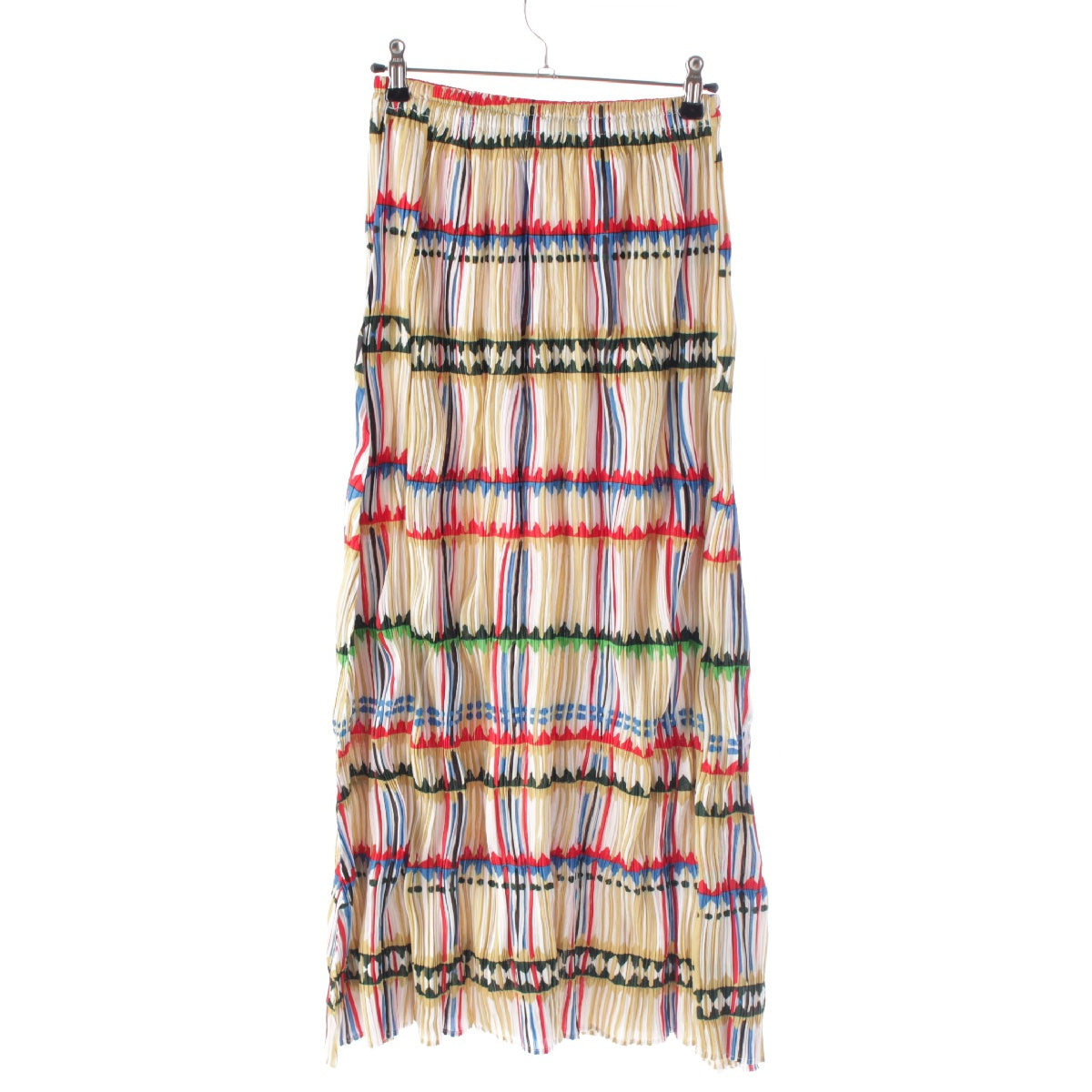 ISSEY MIYAKE Art Print Check skirt Bottoms PP22-JG795 multicolor 3