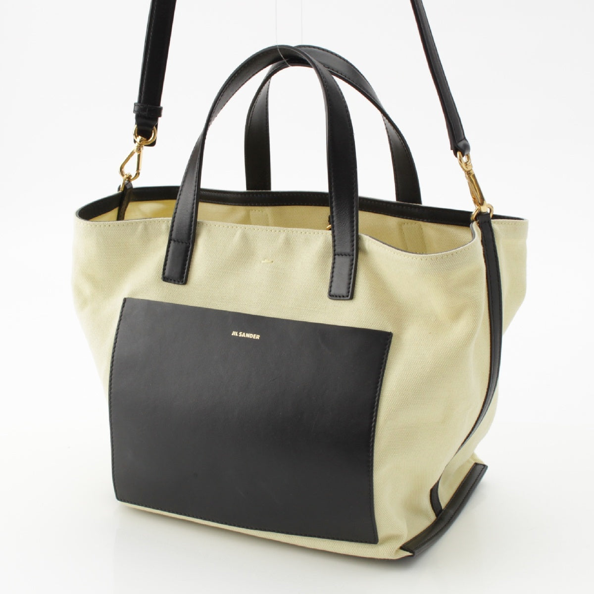 JIL SANDER Wonder Square Small 2WAY Handbag Shoulder Bag bag Yellow black