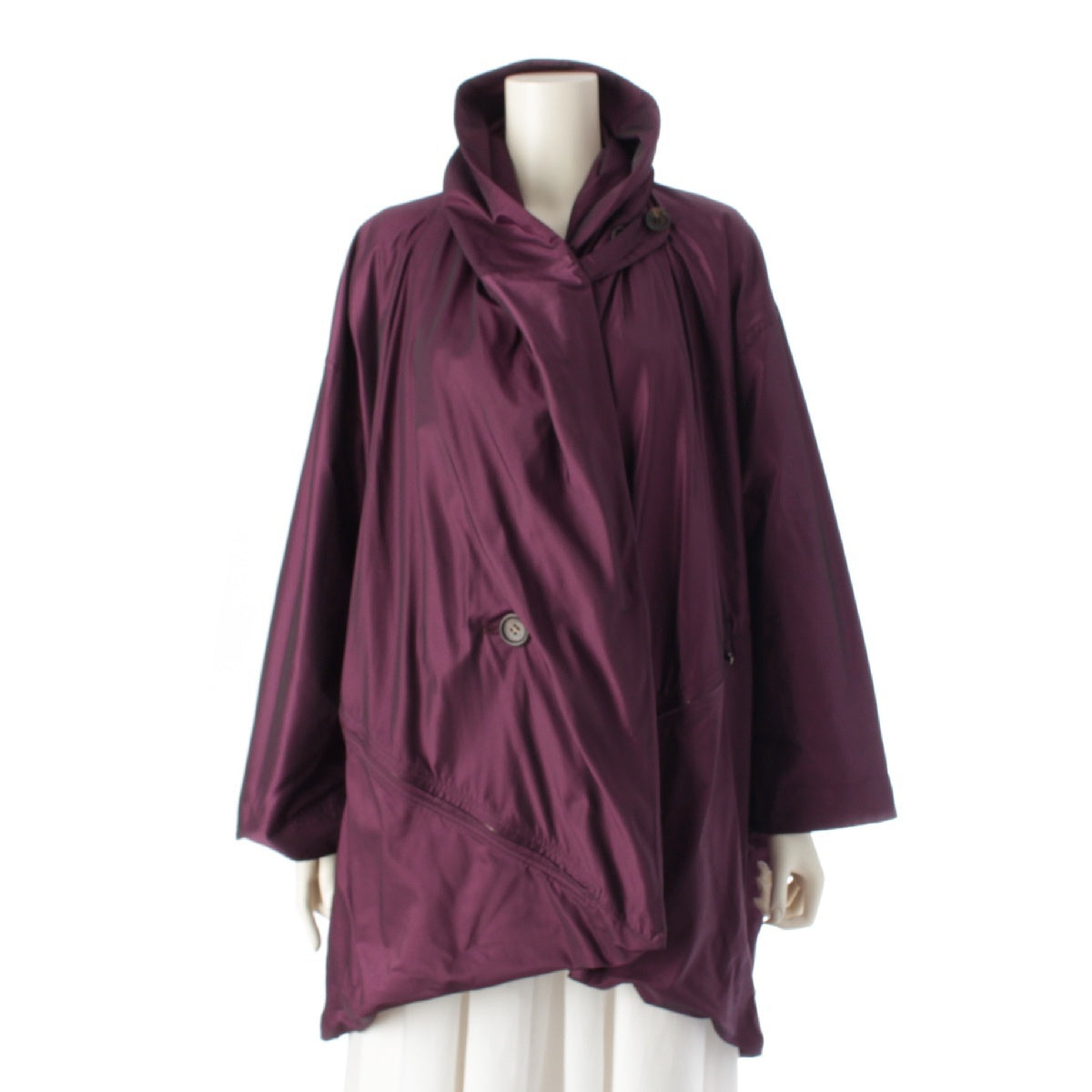 ISSEY MIYAKE Stand collar Blouson Coats Jackets Outerwear IM13-FD559 purple 2