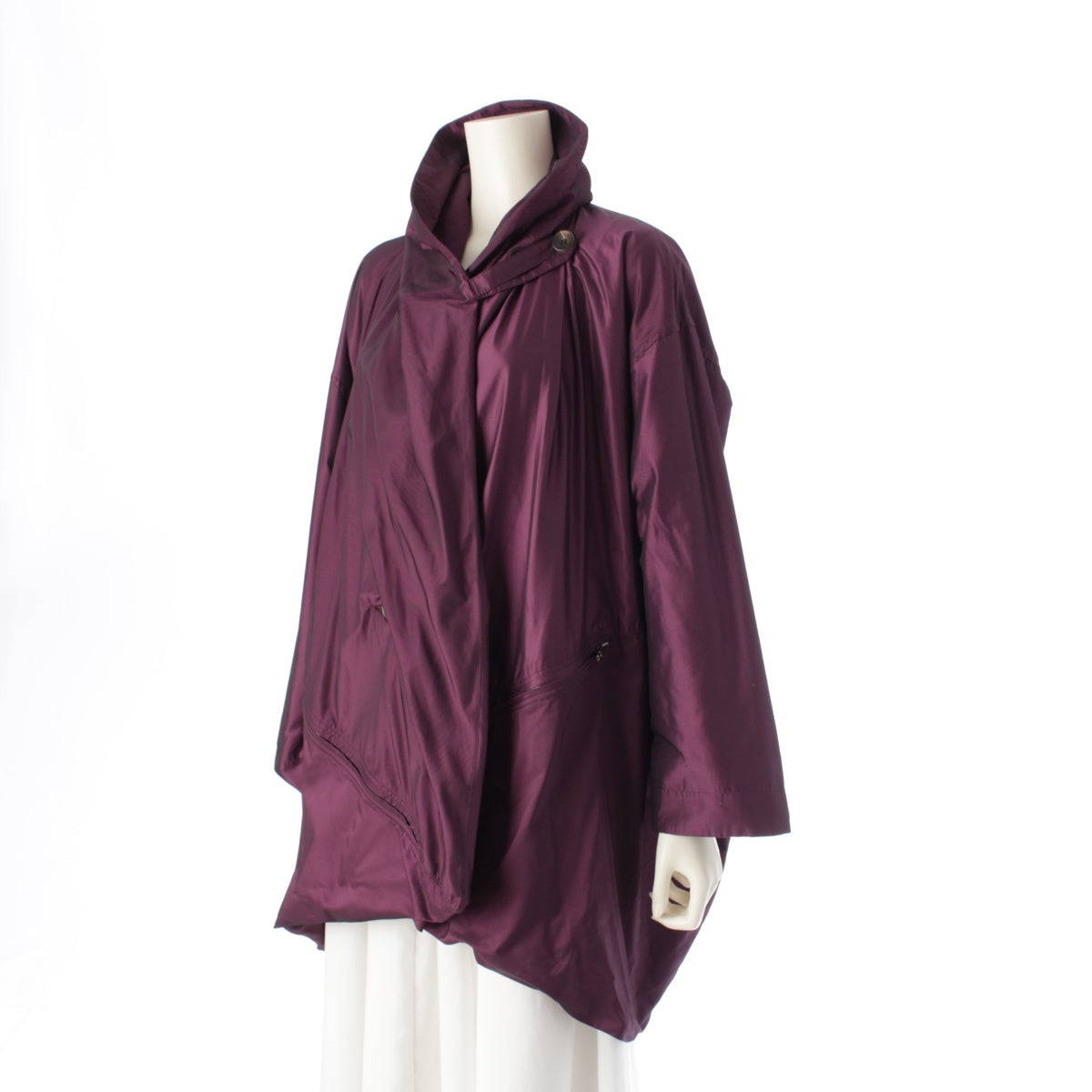 ISSEY MIYAKE Stand collar Blouson Coats Jackets Outerwear IM13-FD559 purple 2